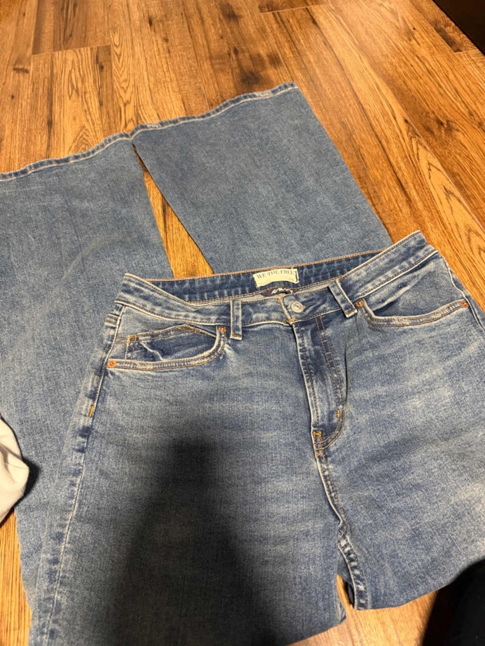 Free people / we the free curvy vintage high rise flare jeans - Picture 4 of 6